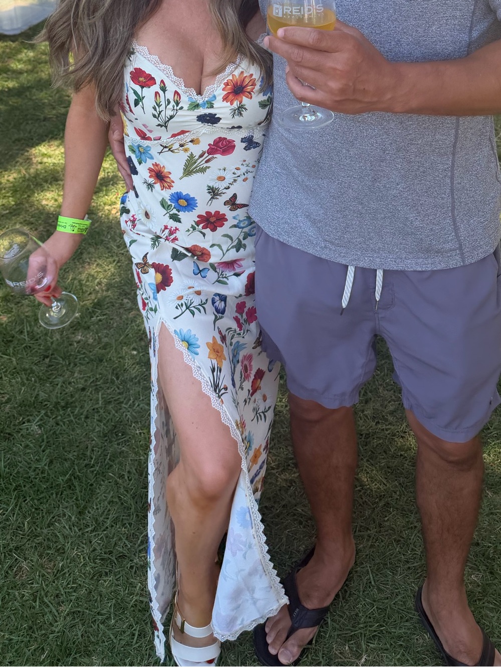 Show Me Your MuMu Cream Maxi Dress with Multicolor Floral Print - Picture 5 of 5